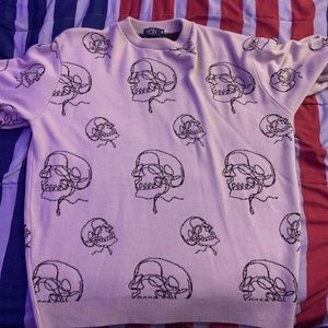 Mens Skull Sweater